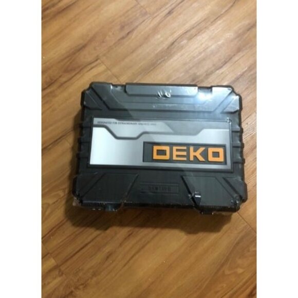 198 Piece Home Repair Tool Kit, Wrench Plastic Toolbox with General Tool Set - Picture 2 of 2